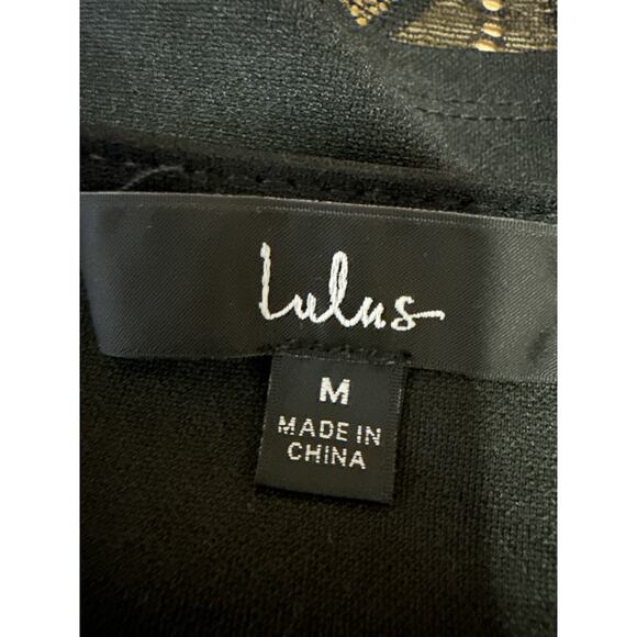 Lulus Black Floral Lace Sleeveless Corset Bustier Cami Camisole Tank Crop Top M - Picture 3 of 4